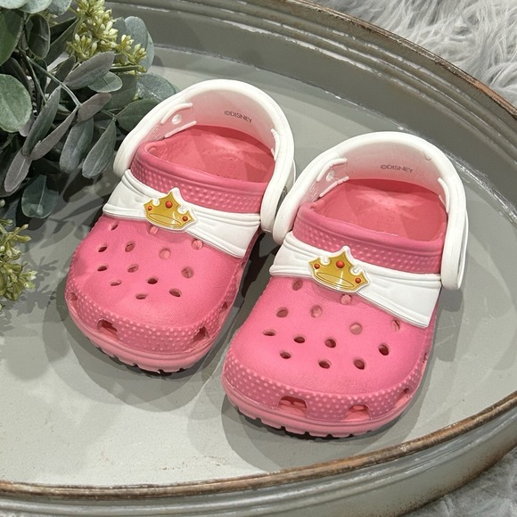 Crocs X Disney Other - Disney Pink Princess Clog Crocs for Kids